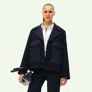 ZARA Collection Manteco Italian Wool Jacket